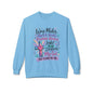 Christian Crewneck Sweatshirt — "Way Maker" Inspirational Faith Design