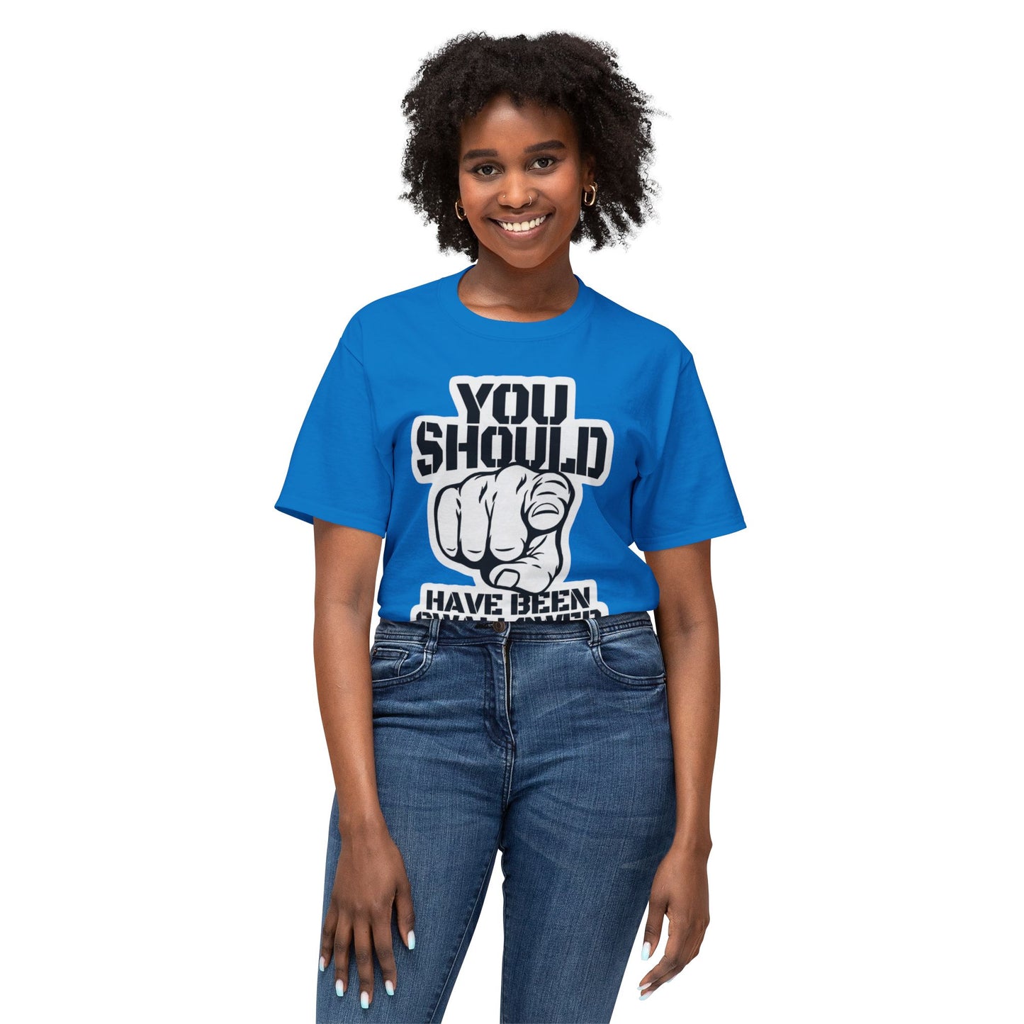 “You Should Have Been Swallowed” Pointing Graphic Tee