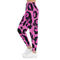 Pink Frankenstein Skull Pattern Joggers — Gothic Punk Athletic Pants