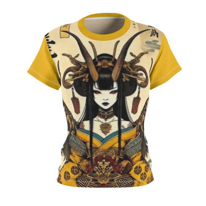 Japanese-Inspired Women's Tee - Unique Design for Art Lovers