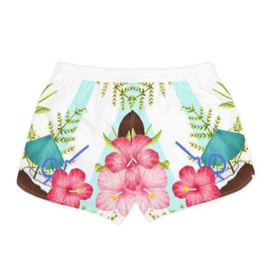 Lässige Shorts für Damen mit tropischem Blumenmuster – Strandstimmung und Sommerstil