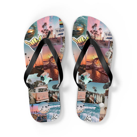 Beach Vibe Flip Flops - Colorful Summer Sandals for Sun Lovers