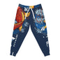 Koi Wave Athletic Joggers — Japanese Koi Fish All-Over Print