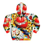 True Love Tattoo Heart Hoodie — All-Over-Print Vintage Tattoo Pullover
