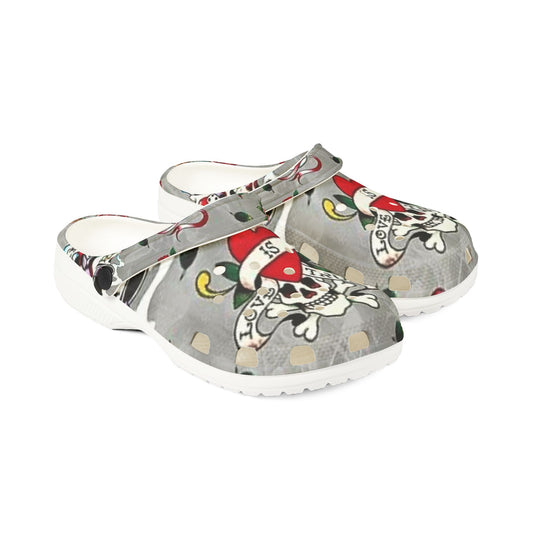 Ed Hardy  “Love is True” Inspired Designer Clogs