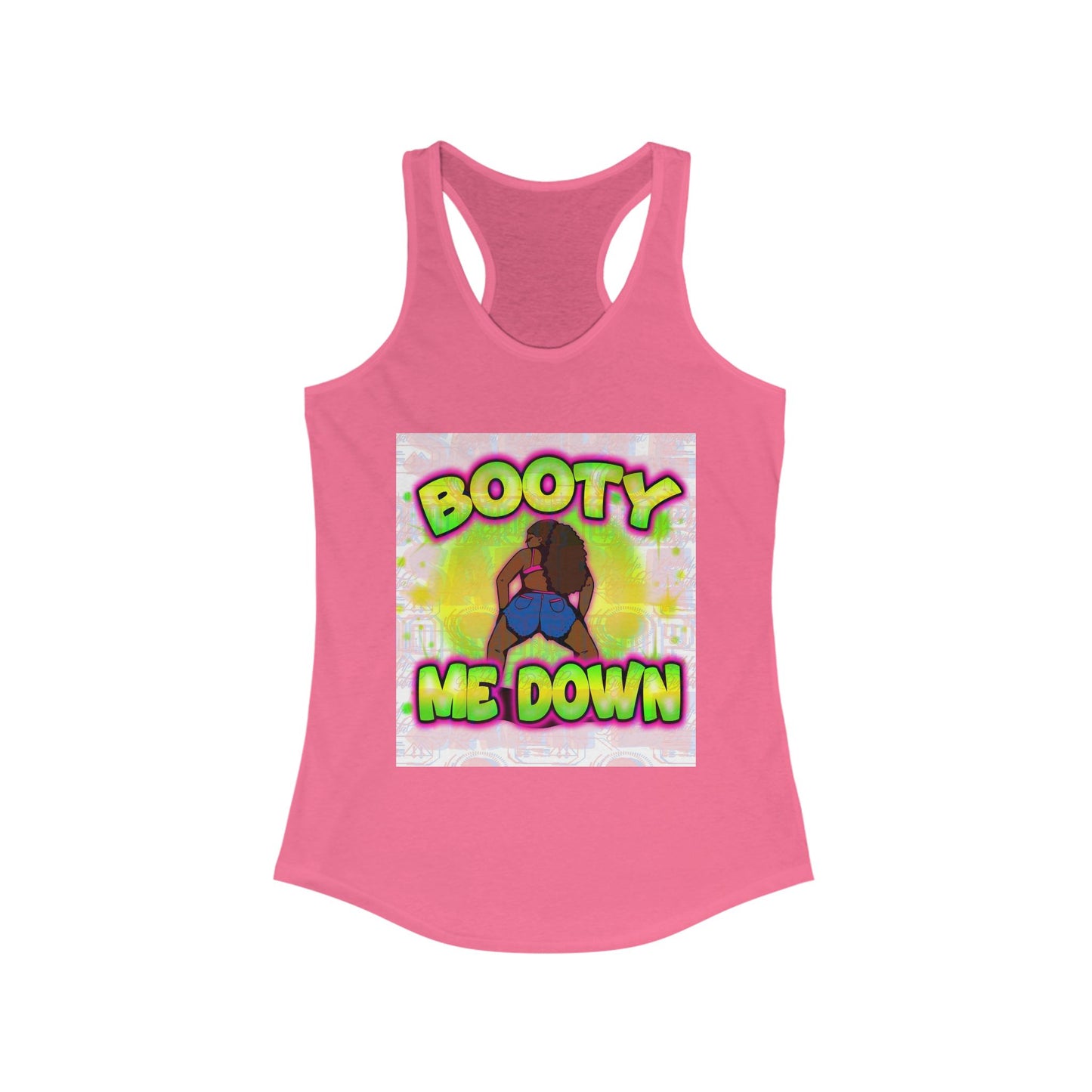 Funny Booty Me Down Women's Racerback Tank Top