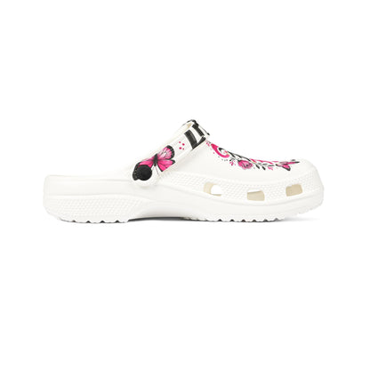 Breast Cancer Awareness EVA Clogs — "Fight Hope Cure" Pink Ribbon Slide Shoes