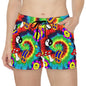 Psychedelic Mellow Mushroom Women's Summer Shorts