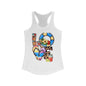 Summer Vibes Love Racerback Tank for Women