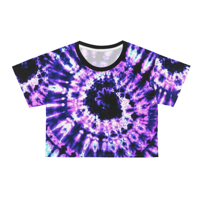 Vibrant Tie-Dye Crop Tee – Boho Chic Top for Festivals, Summer Days, Gift for Her, Trendy Casual Wear, Unique Statement Piece