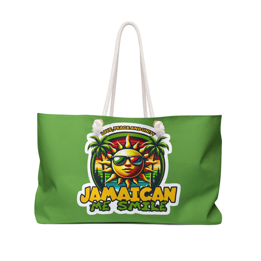 Jamaican Vibes Vacay Tote Bag - Love, Peace, and Unity