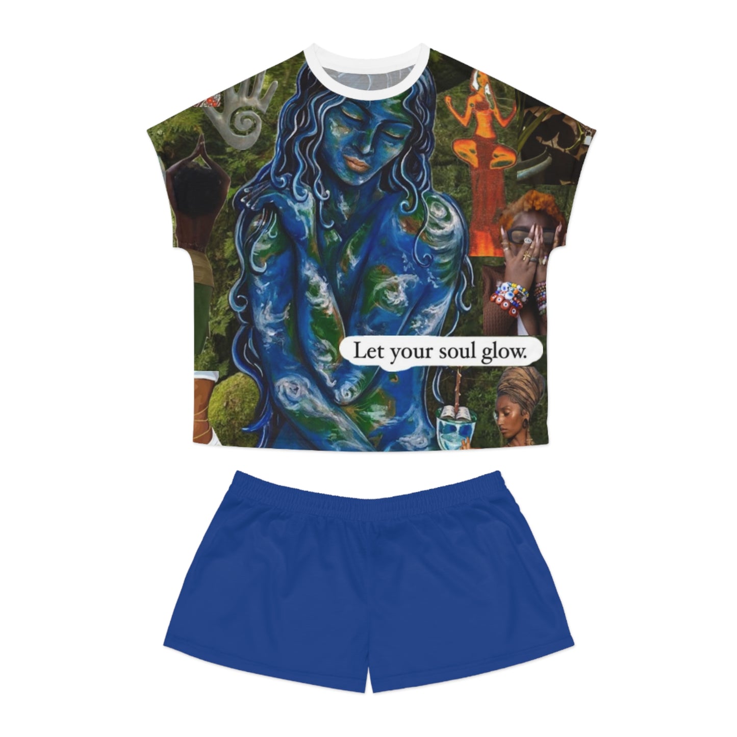 Let Your Soul Glow, Inspirational Sleepwear Set