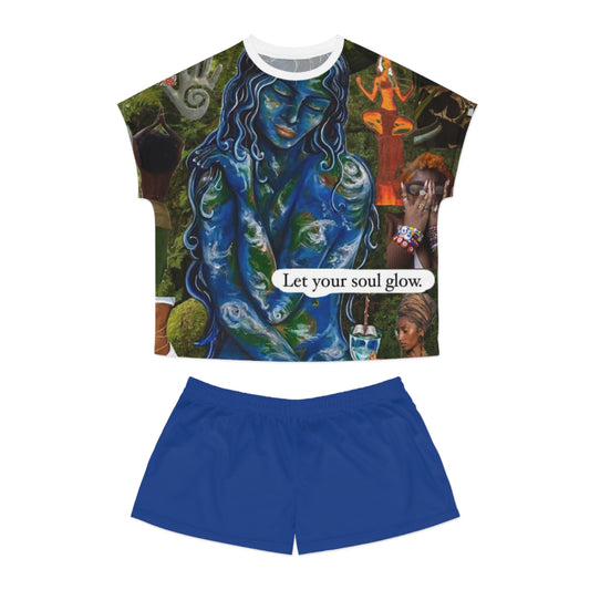 Let Your Soul Glow, Inspirational Sleepwear Set