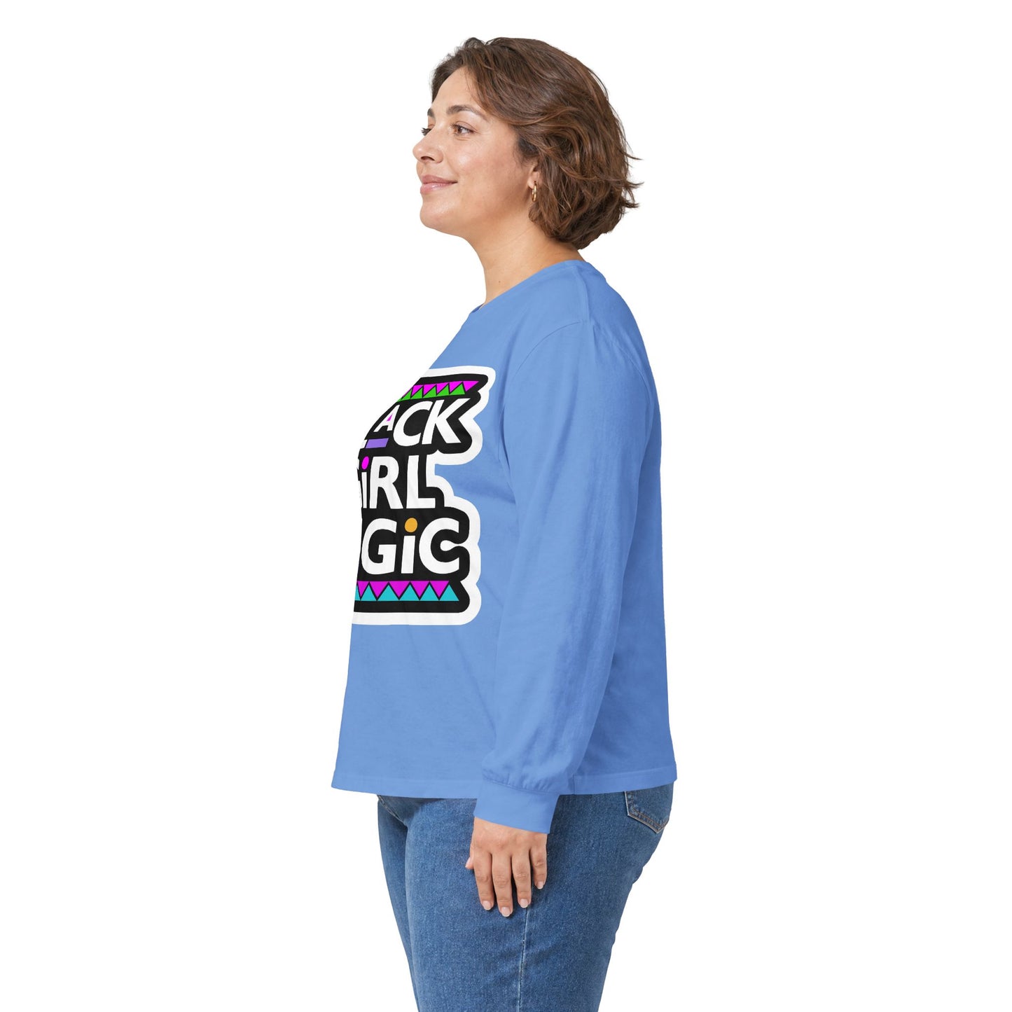 Black Girl Magic Long Sleeve Tee — Empowerment Graphic Shirt