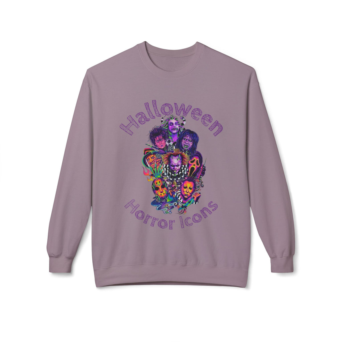 Halloween Horror Icons Crewneck Sweatshirt