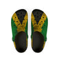 Jamaican Flag Design Clogs-Every Day Casual Shoes