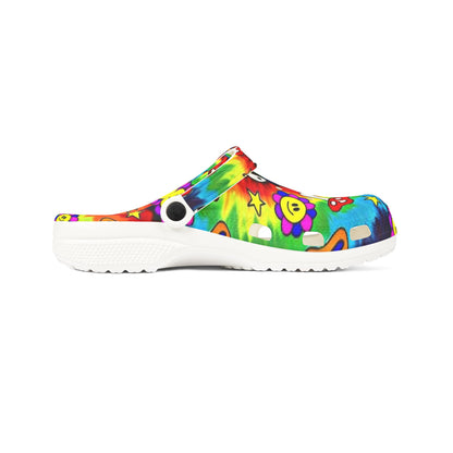 Psychedelic Mellow Mushroom Designer Clog