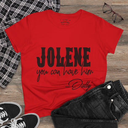Trendy Women's Tee - "Jolene" Design - Casual Everyday Wear, Music Lovers Gift, Fun Graphic T-Shirt, Summer Essential