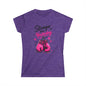 Women's Tee — "Stronger Than Yesterday" Breast Cancer Awareness Pink Tee