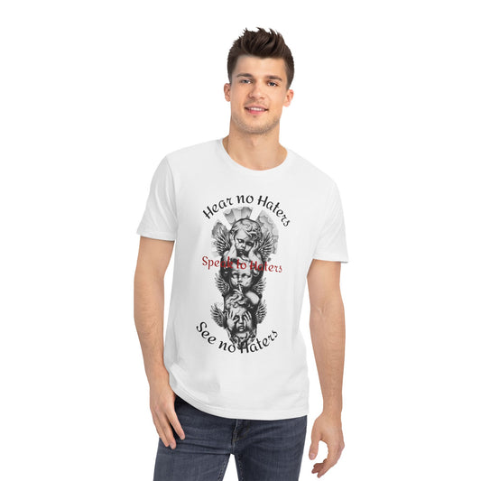 Cherub Stack Graphic T‑Shirt — Vintage Angel Tattoo Style Rock Tee