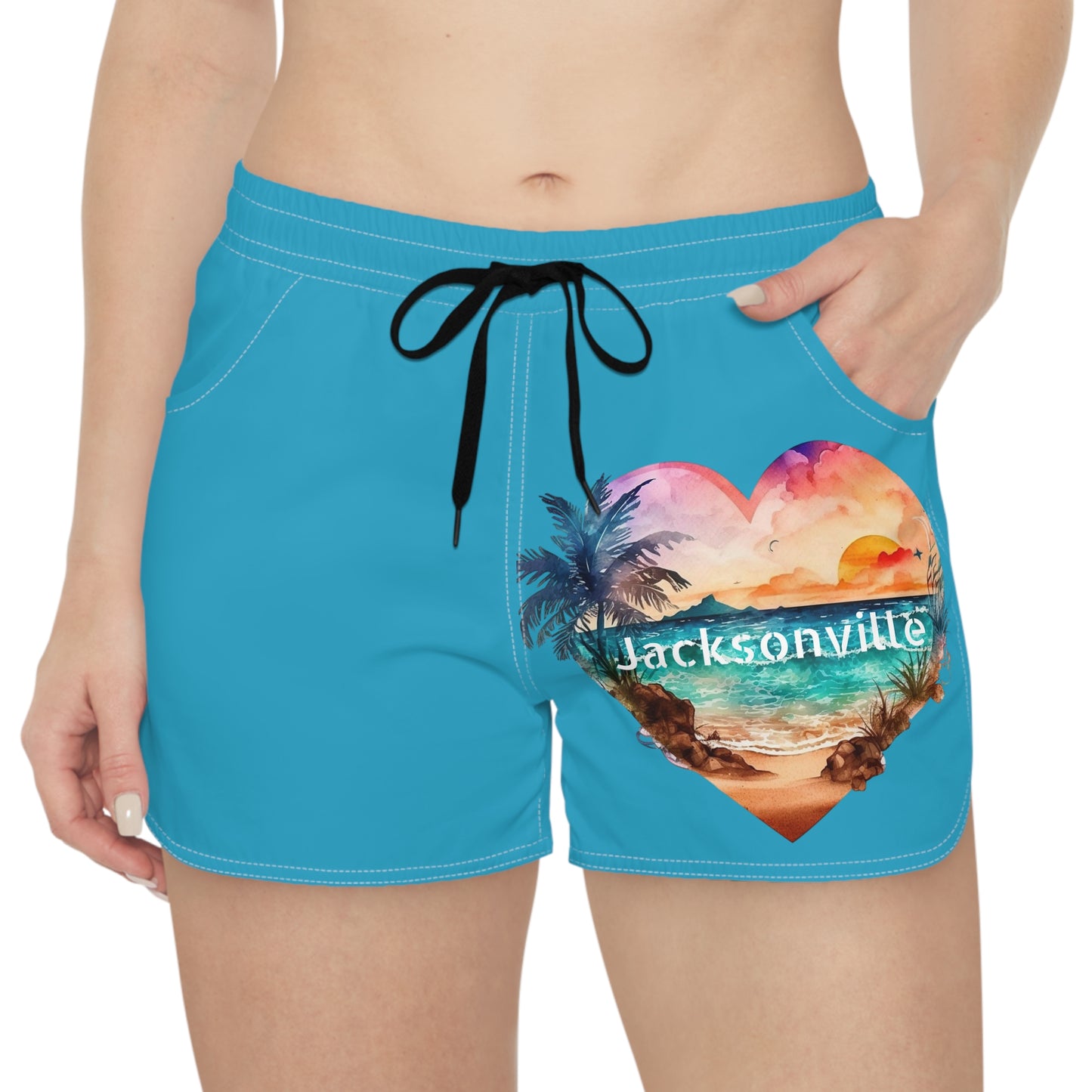 Women's Casual Beach Shorts- Jacksonville