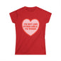 I'm Not Like Other Girls, I'm Worse — Women's Pink Heart Tee