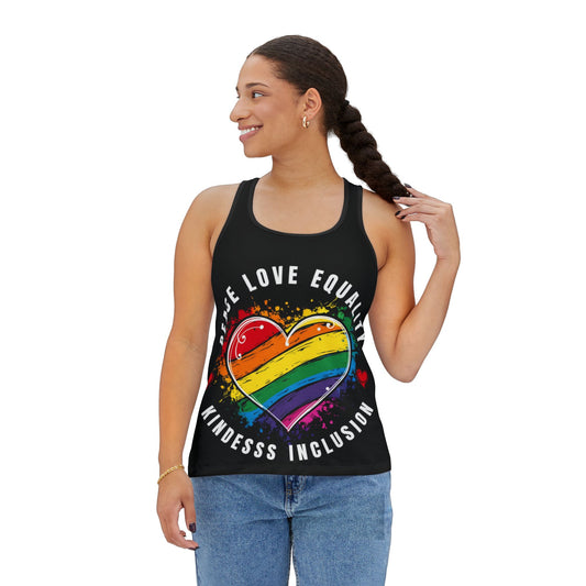 Peace Equality Inclusion LGBTQ Women's Tank Top