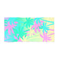 Tropical Palm Trees Beach Towel - Colorful Palm Design for Summer Fun