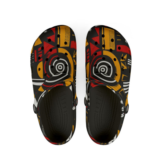 Geometric Tribal Print Eva Foam Rubber Shoes