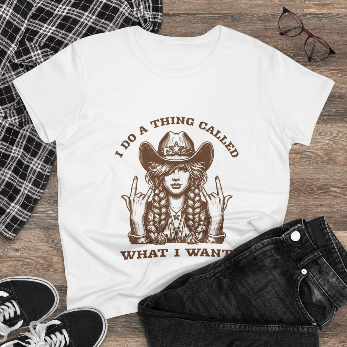 Boho Graphic Tee, Women's Cotton Shirt with Empowering Quote, Perfect for Casual Wear, Gift for Friends, Summer Fashion