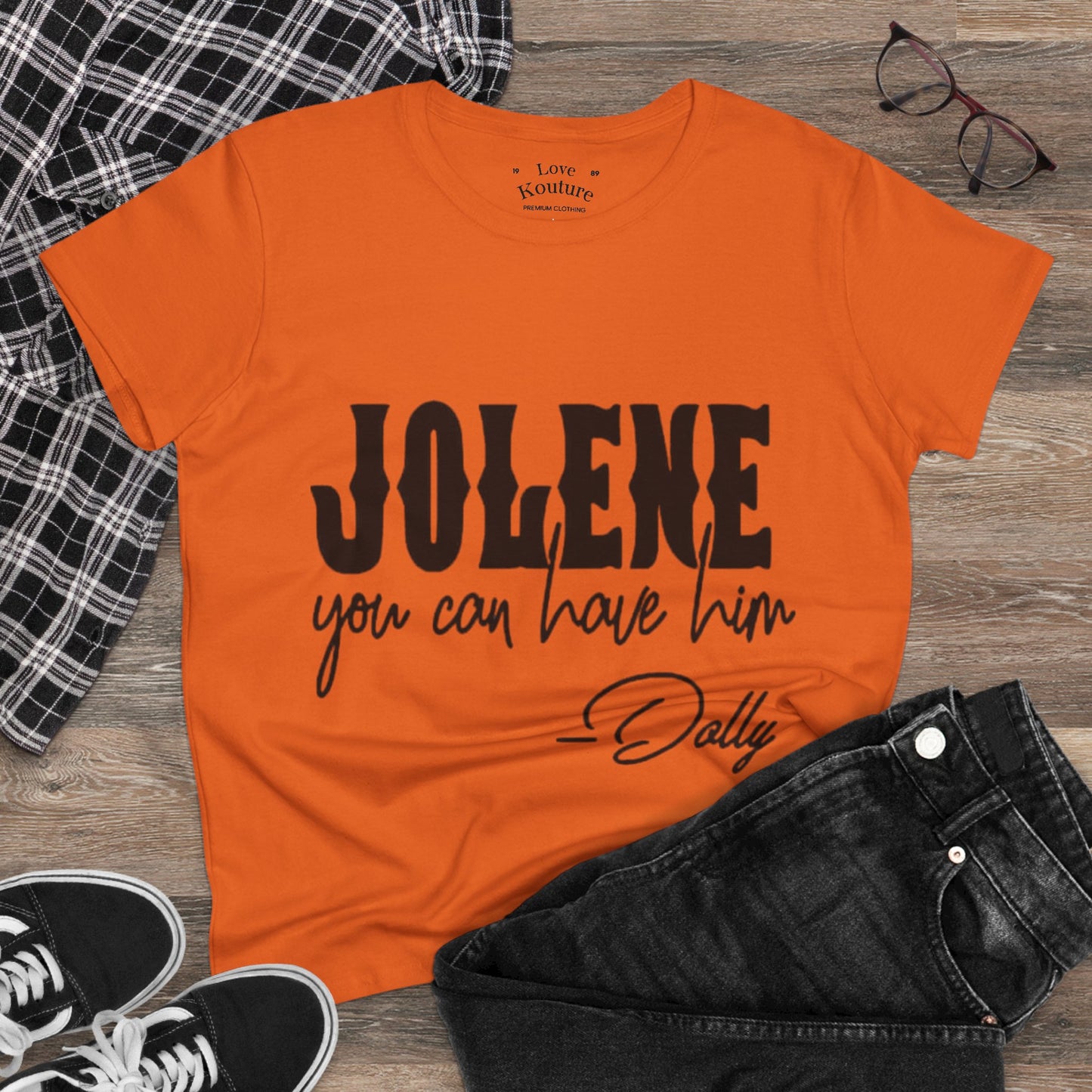 Trendy Women's Tee - "Jolene" Design - Casual Everyday Wear, Music Lovers Gift, Fun Graphic T-Shirt, Summer Essential