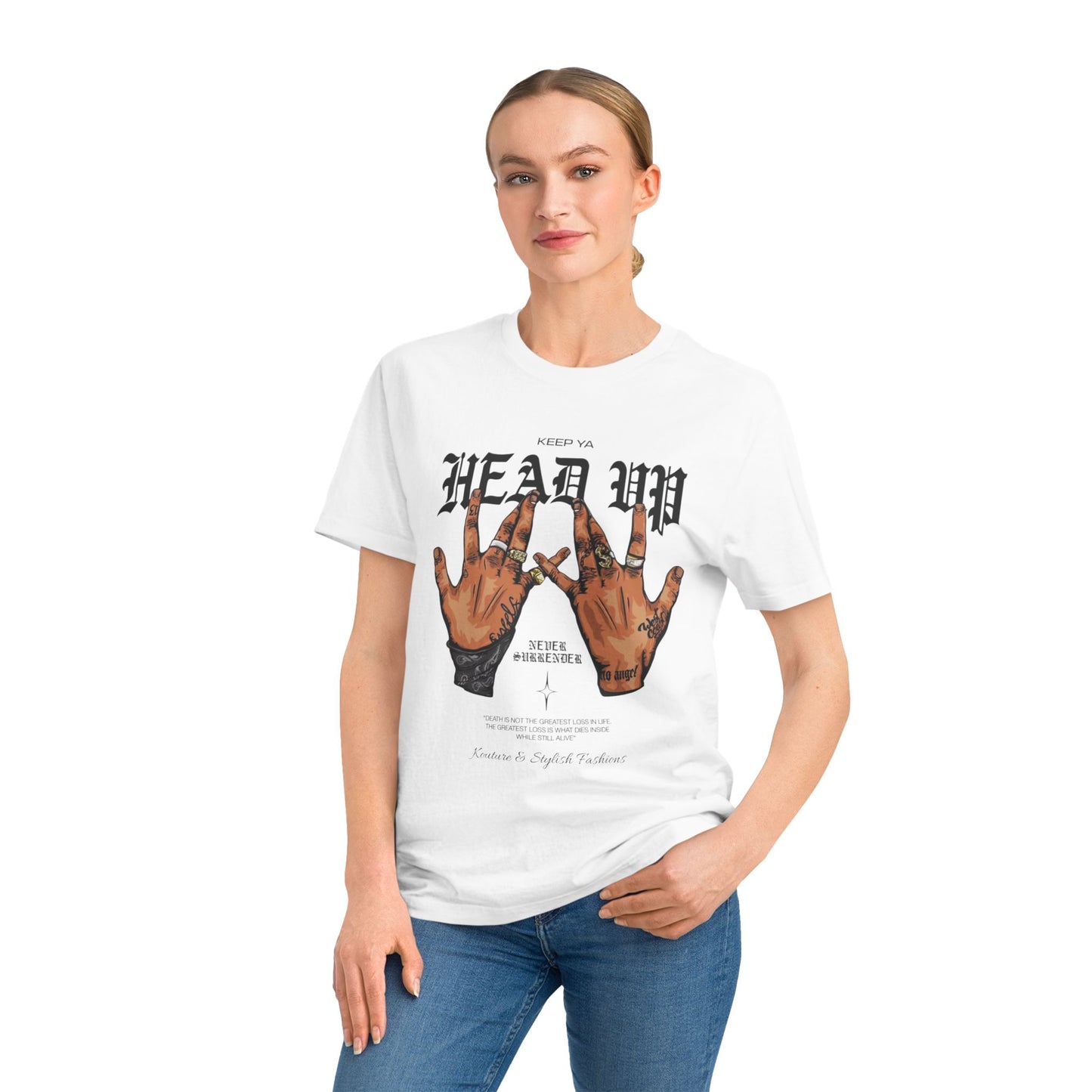 Keep Ya Head Up Unisex Rocker T-Shirt