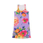 Colorful Floral Blooms Women's Summer Dress