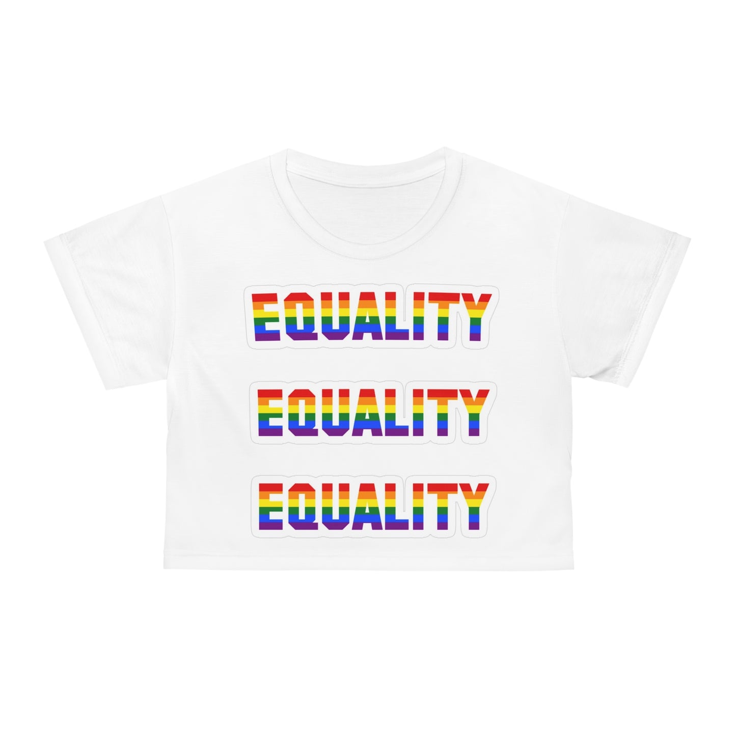 Equality Pride Crop Tee