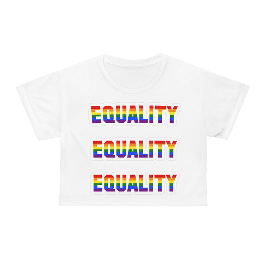Equality Pride Crop Tee