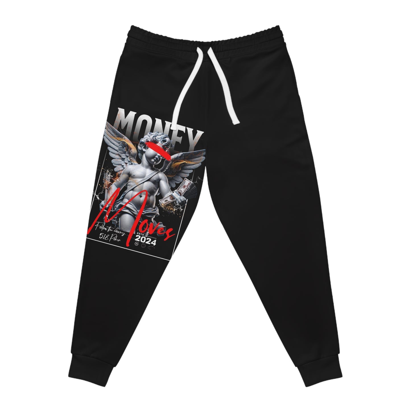Money Moves Athletic Joggers — Graphic Cherub Streetwear Sweatpants
