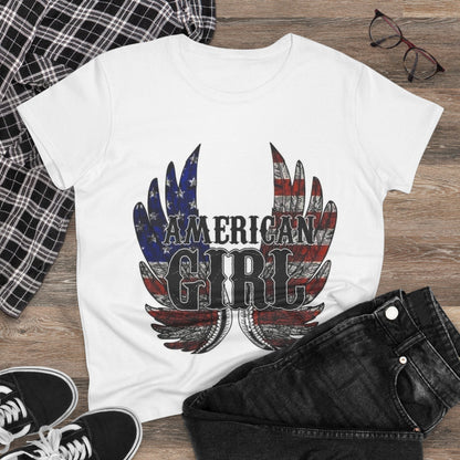 American Girl Patriotic Women's Cotton Tee