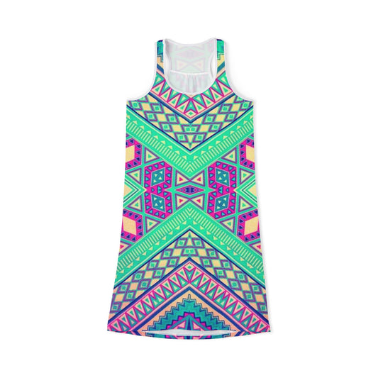 Vibrant Women's Racerback Dress - Perfect for Summer Festivals & Casual Outings
