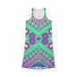Vibrant Women's Racerback Dress - Perfect for Summer Festivals & Casual Outings