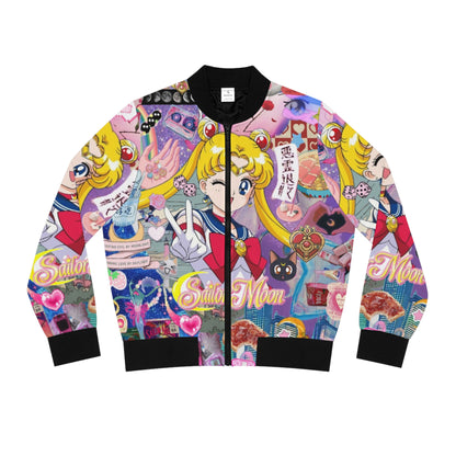 Sailor Moon Collage Bomber Jacket