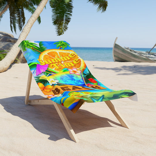 Summertime Beach Towel-Perfect for Sunny Days by the Beach