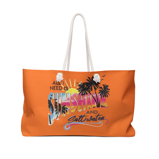 All You Need is Sunshine Vacay Tote Bag – Perfect for Beach Days & Travel