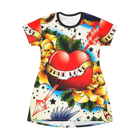 Ed Hardy “Lucky Love”  Inspired T-Shirt Dress
