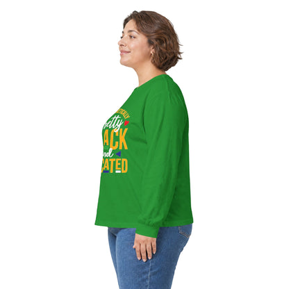 Unapologetically Pretty Black and Educated Long Sleeve Tee