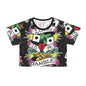 Love Is A Gamble Crop Tee - Bold Graphic Tee for Fun-Loving Souls