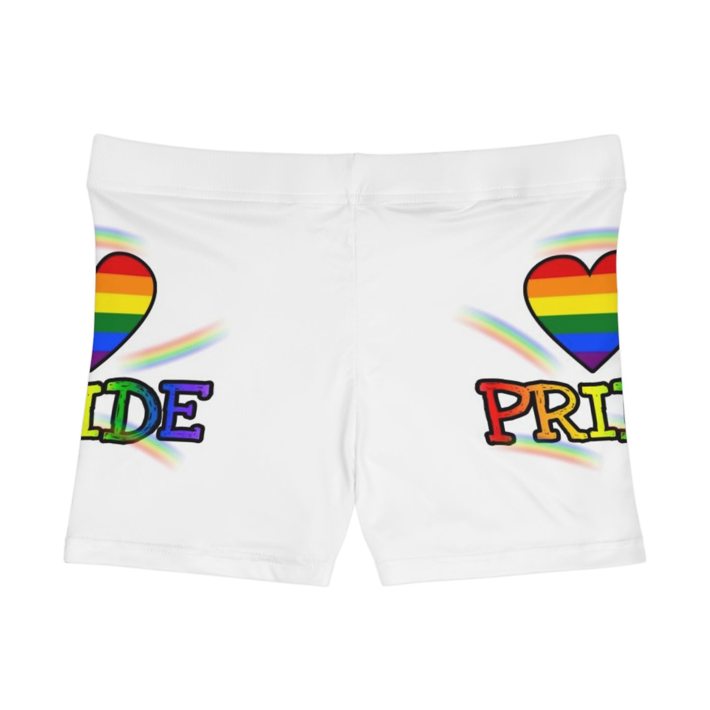 Pride Rainbow Women's Shorts - Celebrate Love and Inclusivity