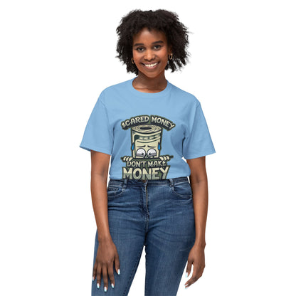 Scared Money Don’t Make Money T-Shirt — Funny Cash Roll Graphic Tee