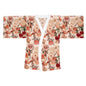 Elegant Floral Long Sleeve Kimono Robe - Perfect for Lounging or Special Occasions