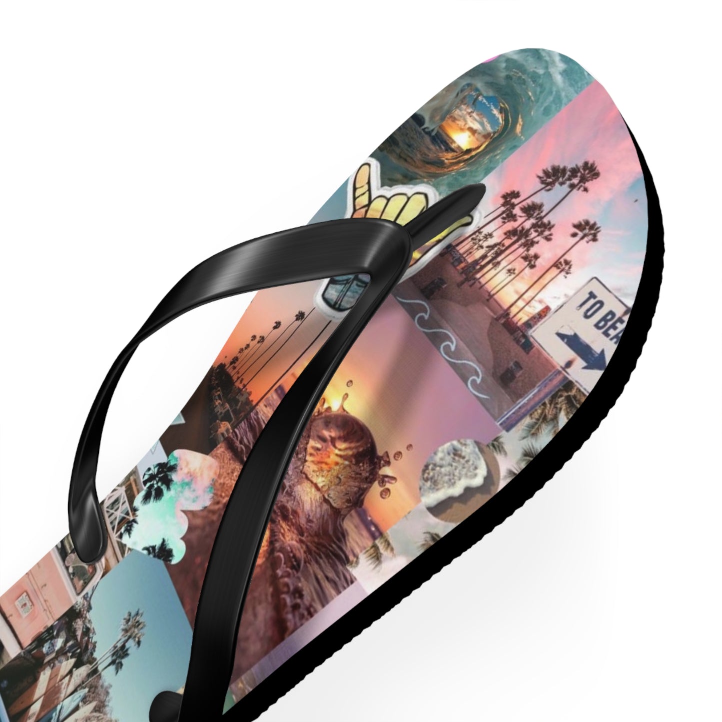 Beach Vibe Flip Flops - Colorful Summer Sandals for Sun Lovers