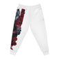 Samurai Floral Joggers — Japanese Sword AOP Athletic Pants
